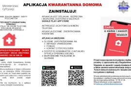 Aplikacja Ministerstwa Cyfryzacji dla osób objętych kwarantanną domową